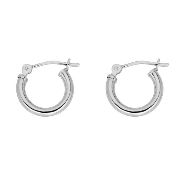 14K  plain Gold Huggee Hoops Earring Perfect Combination of Style for women - Picture 1 of 8